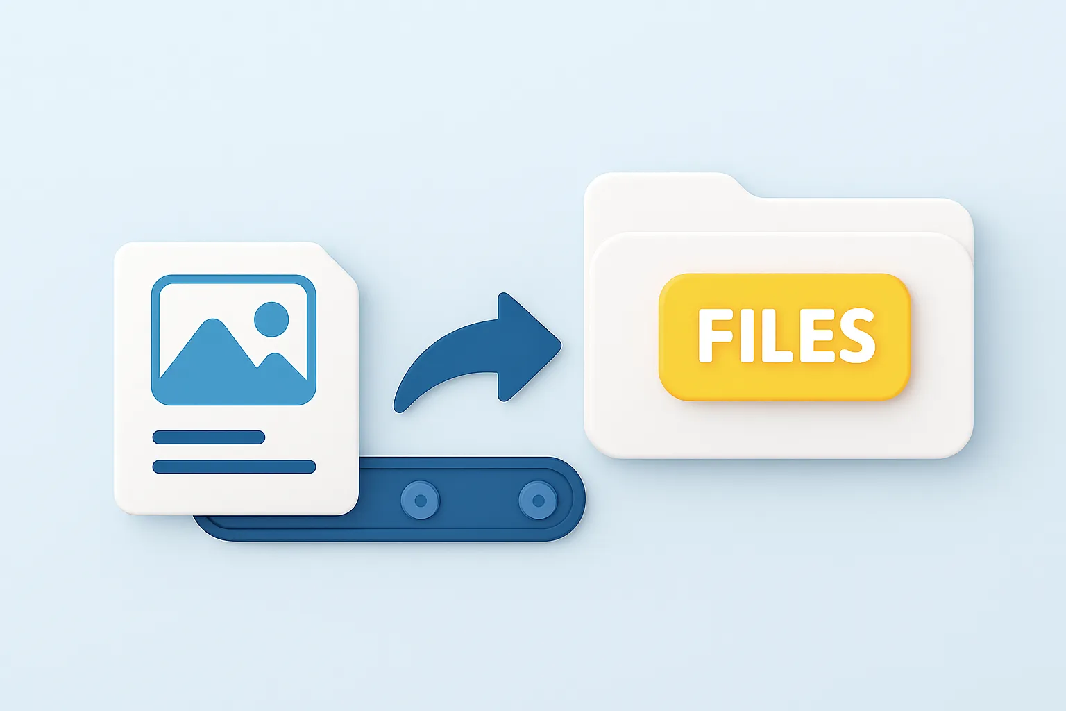 reaConverter automatically moves original images to a custom location after conversion—saving time and keeping your folders organized.